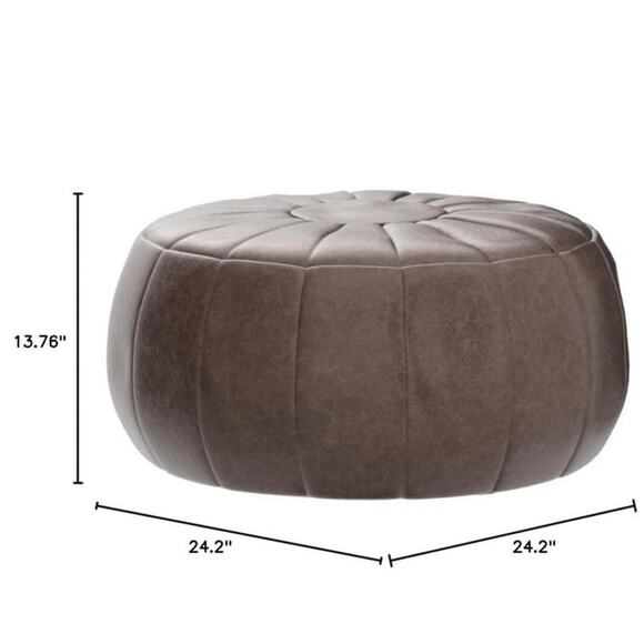 ROTOT Decorative Pouf, Ottoman, Bean Bag Chair,Foot Rest, Storage Unstuffed NEW - Picture 4 of 7